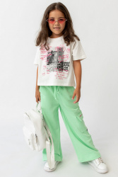 Футболка, 417-16-23, 98 молочный