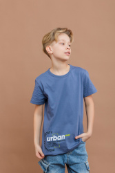 113_БК25 Футболка кор.рукав  графит 