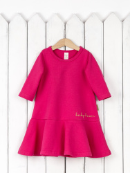 С188/2-Ф Платье (футер, цвет  фуксия)