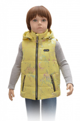 Жилет для девочки  55-21 принт (мал.) (4)Размеры 104, 110, 116, 122