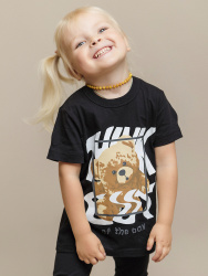 017_БК24 Футболка кор.рукав д/д черный 