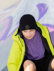 01582-22 ШАПКА "Stone"  черный