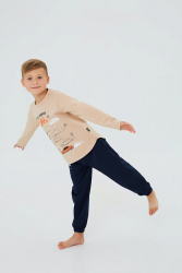 Пижама, 383-16-223, бежевый