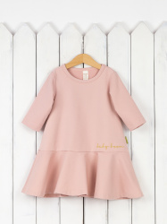 С188/4-Ф Платье (футер, цвет  светлая пудра)