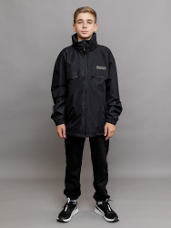 673-24в-1 Ветровка для мальчика "Гудвин" черный 