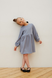 Платье, 459-43-223, голубой