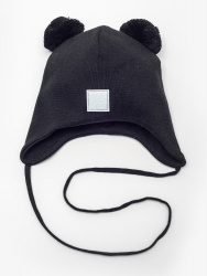 01918-42 ШАПКА "Mono" р.52 черный