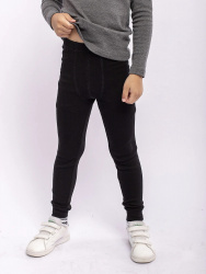 0001_К25 Кальсоны (брюки) д/мальчика черный 