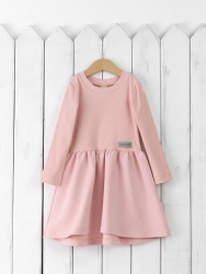 С166/1-Ф Платье с юбкой-сборкой (светлая пудра)