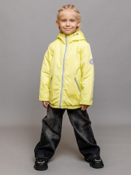 625-24в-2 Куртка-парка для девочки "Джесси" ярко-желтый 