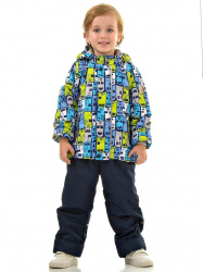 Костюм лыжный для мальчика 38-21 "Машинки"  (5)Размеры 80, 86, 92, 98, 104