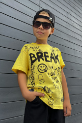 Футболка, 215-10-23, желтый