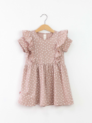 С176/1-К Платье "Snowballs" (цвет лила)