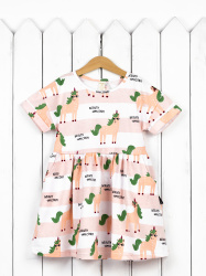 С156/17-К Платье (единороги на полоске), р. 92