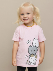 012_БК24 Футболка кор.рукав д/д розовый