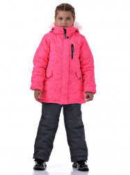 Костюм лыжный для девочки 50-21 зима (6)Размеры 110.116.122.128.134.140