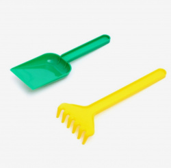 Набор для игры в песке №101 (совок, грабли)
