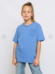 012_БП24 Футболка   кор.рукав  голубой